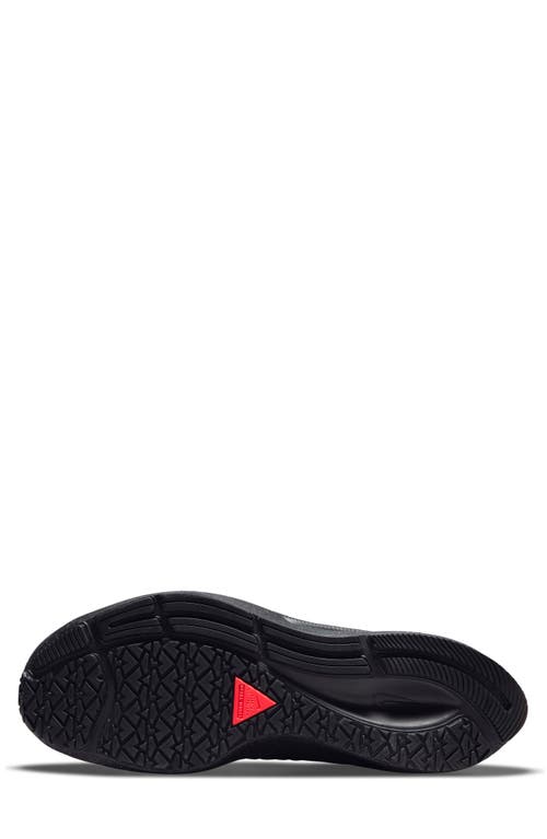 Shop Nike Air Zoom Pegasus 38 Shield Water Repellent Running Shoe In Black/black