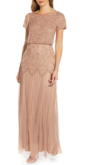 Adrianna Papell Beaded Gown Nordstrom