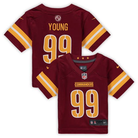 Chase Young Washington Commanders Youth Mainliner Player Name & Number T- Shirt - Burgundy