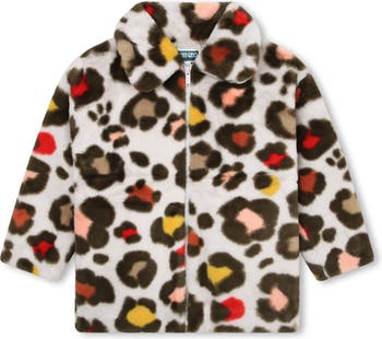 Kids leopard best sale print jacket