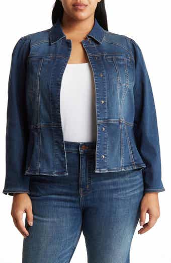 Wit Wisdom Peplum Denim Jacket Nordstrom