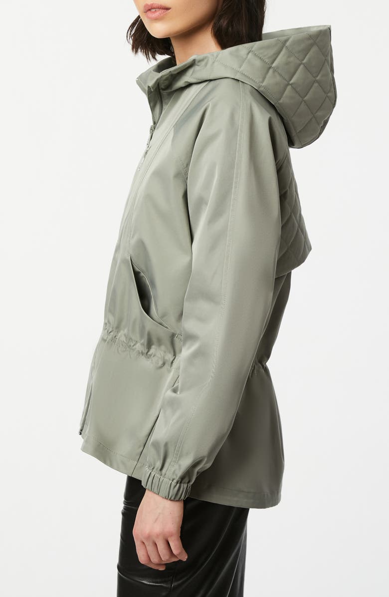 Bernardo Water Resistant Hooded Rain Jacket, Alternate, color, 