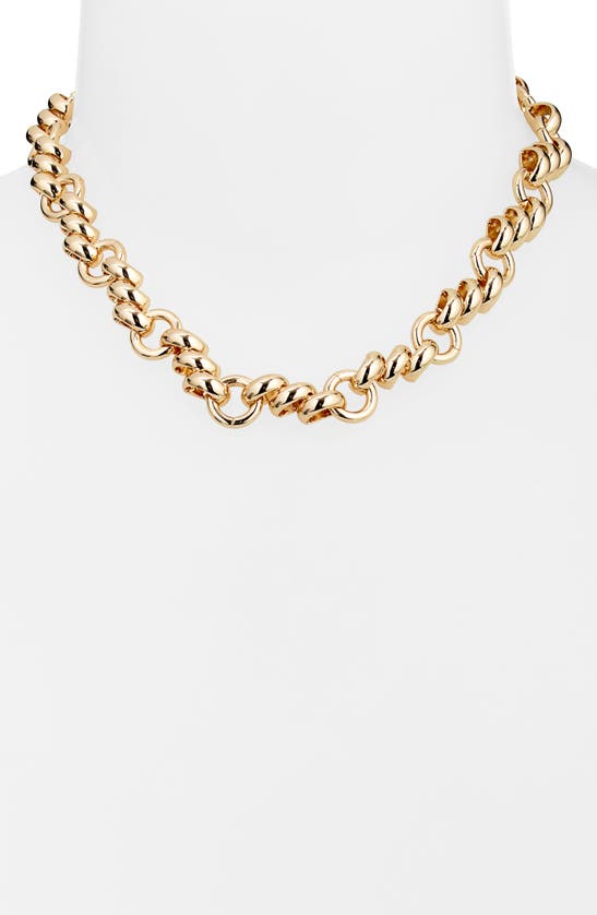 Shop Nordstrom Fancy Staggered Chain Necklace In Gold