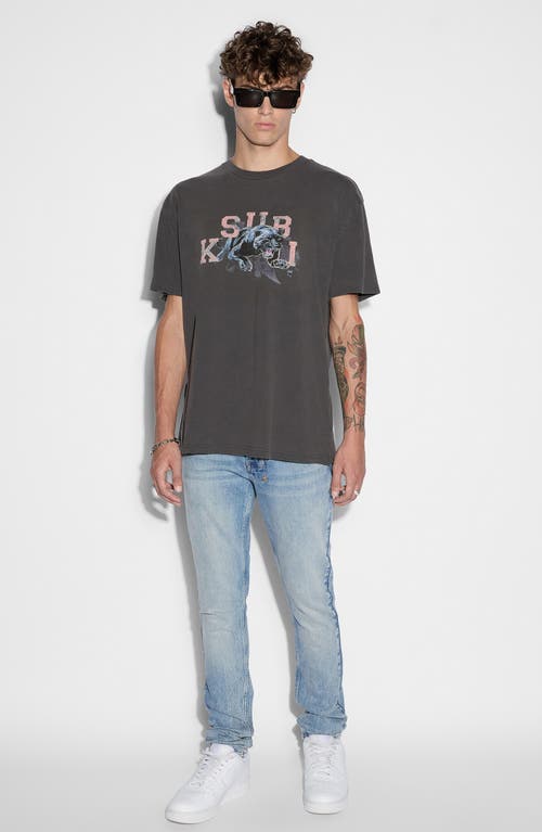 Shop Ksubi Apex Biggie Cotton Graphic T-shirt In Black