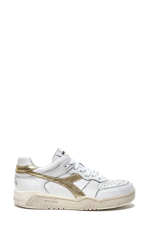 Diadora B.560 Laminated Sneaker In White