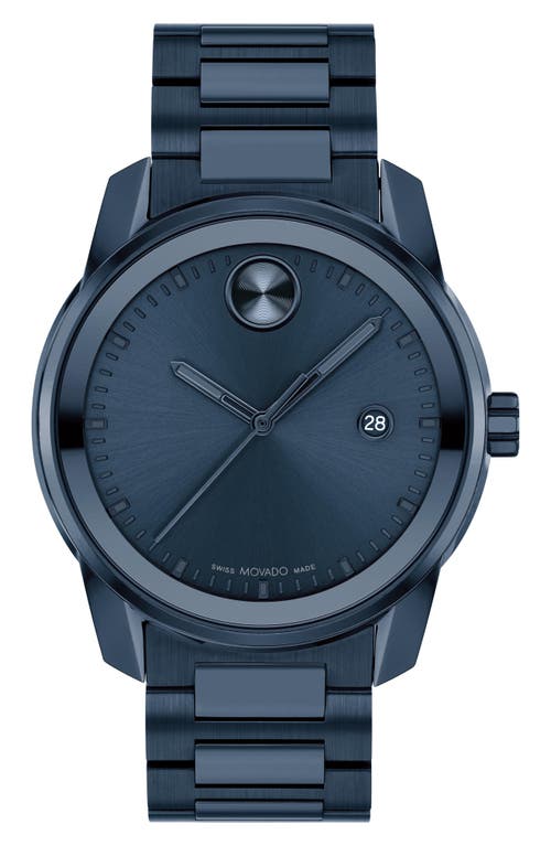 Movado Bold Verso Bracelet Watch, 42mm in Blue at Nordstrom