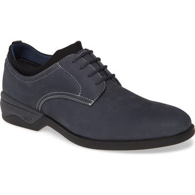 Johnston & Murphy Elkins Waterproof Plain Toe Derby- Blue