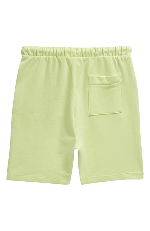 Shop Next Kids' Drawstring Knit Shorts In Yellow Green