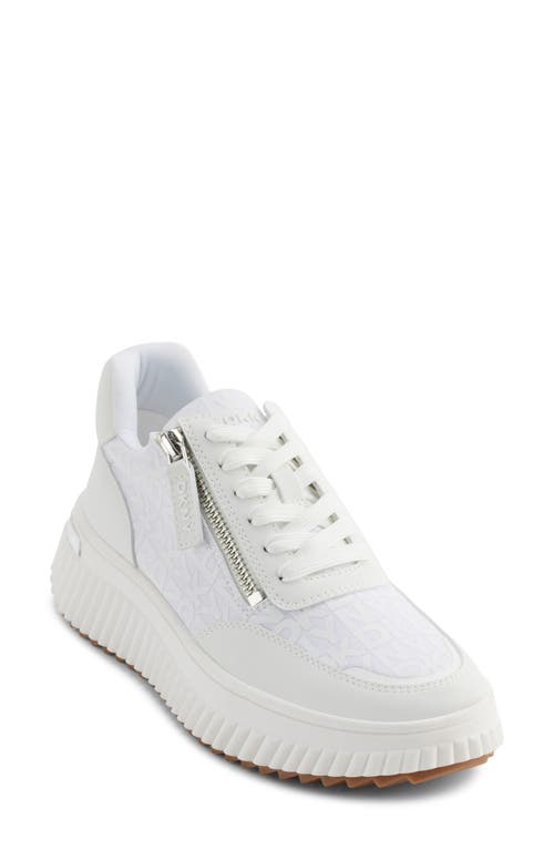 Shop Dkny Lissa Platform Sneaker In Bright White