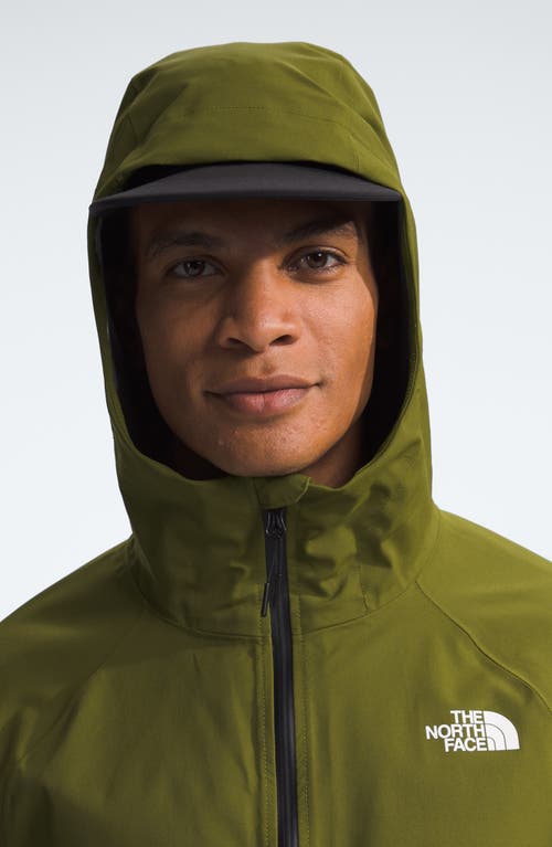 Shop The North Face Valle Vista Waterproof Jacket In Forest Olive