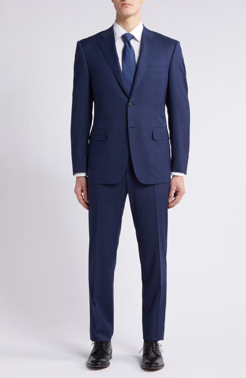 CANALI CANALI SIENA REGULAR FIT PLAID WOOL SUIT 