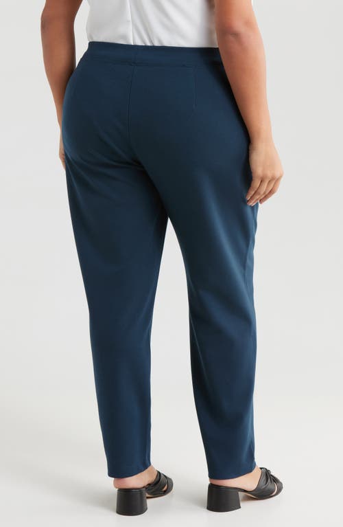 Shop Eileen Fisher Slim Fit Ankle Pants In Deep Adriatic