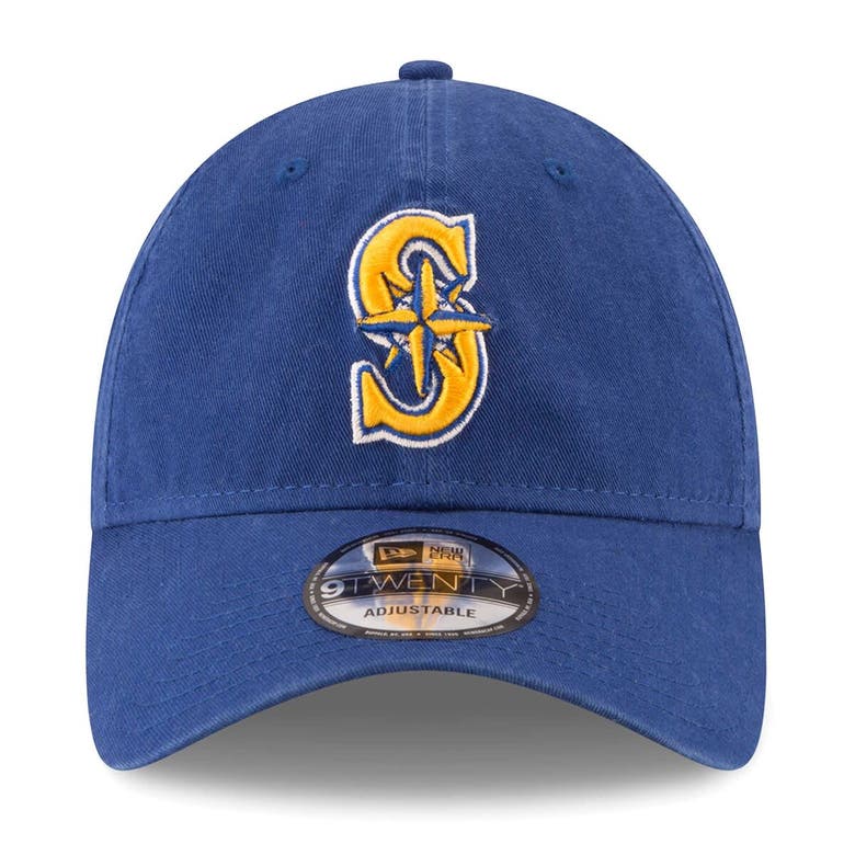 Shop New Era Navy Seattle Mariners Replica Core Classic 9twenty Adjustable Hat