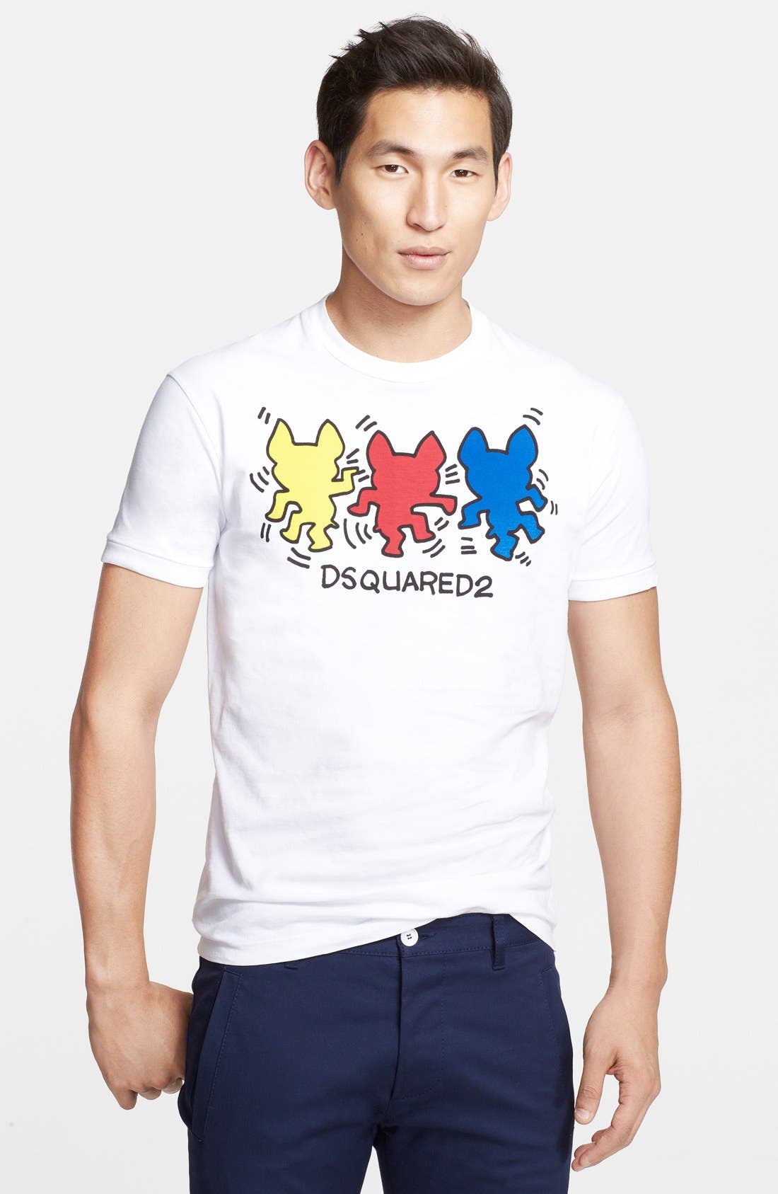 dsquared2 t shirt dog