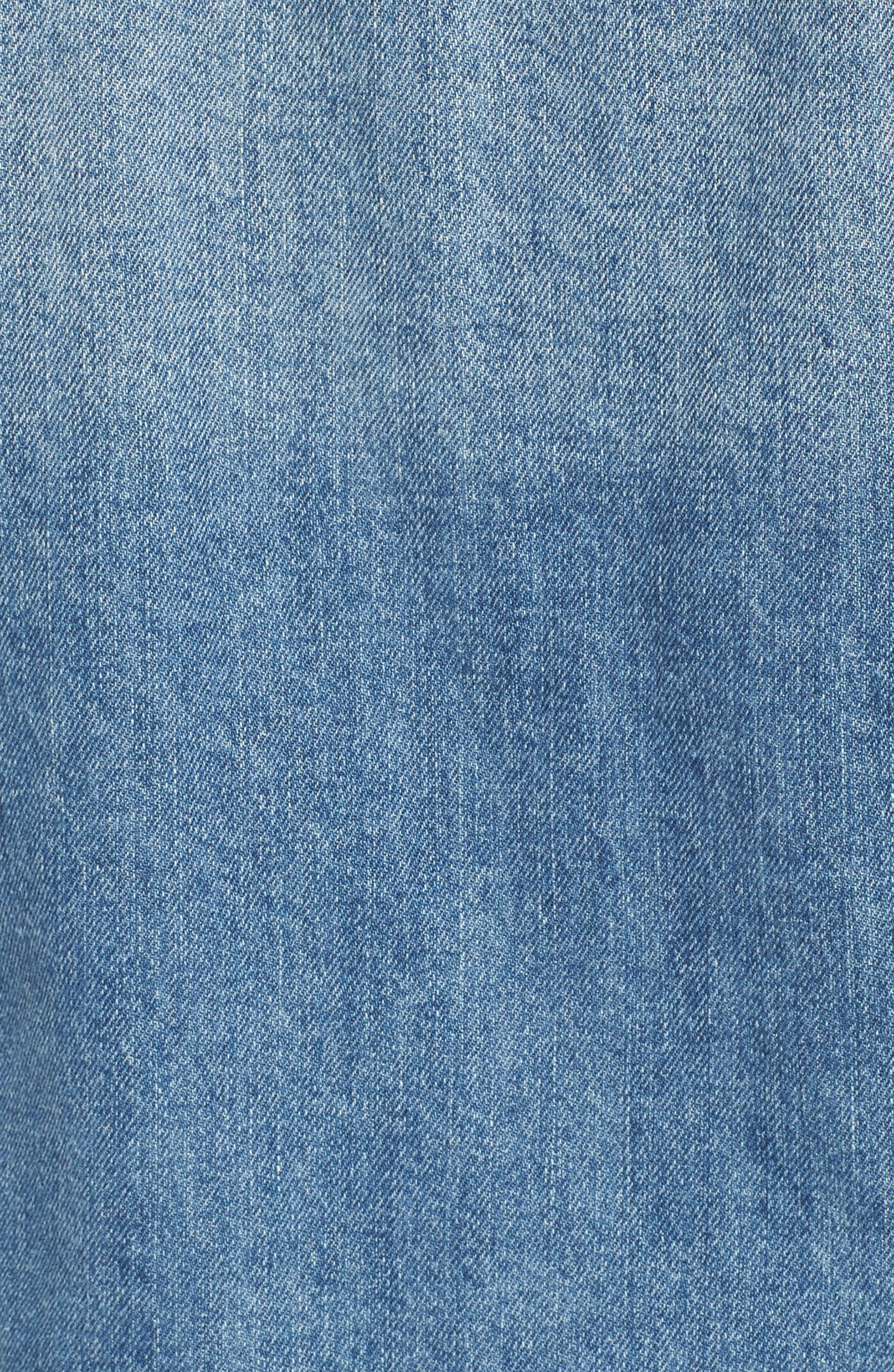 bp puff sleeve denim jacket