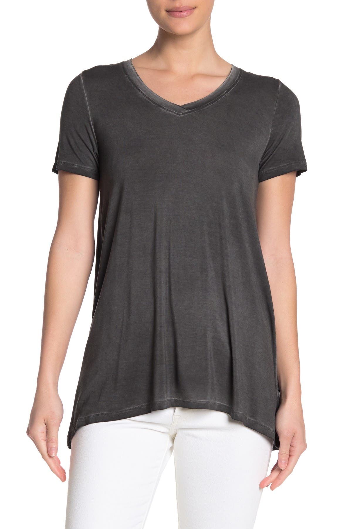 Cable & Gauge Enzyme Wash Mesh Back TShirt Nordstrom Rack