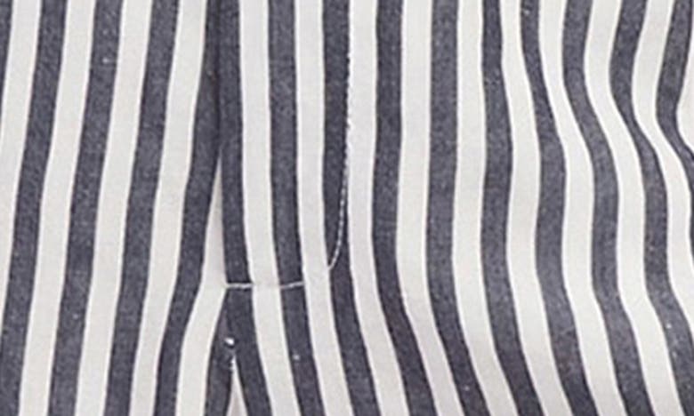 Shop Fifteen Twenty Carmine Stripe Shorts In Blue Stripe
