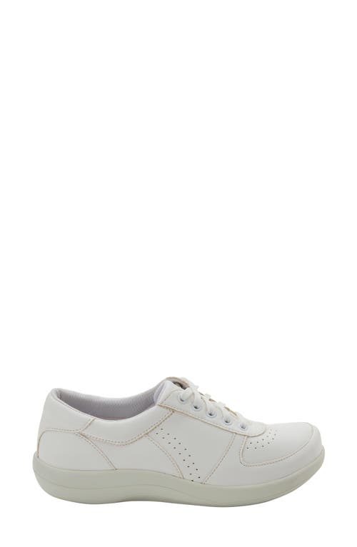 Daphne Sneaker in White Softie Leather