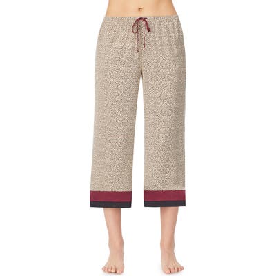 Room Service Crop Pajama Pants, Brown (Nordstrom Exclusive)