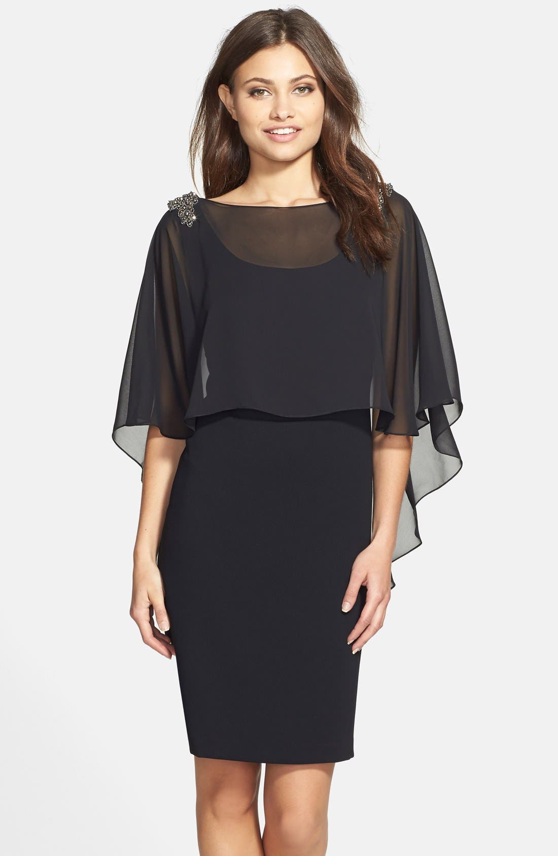 chiffon popover dress