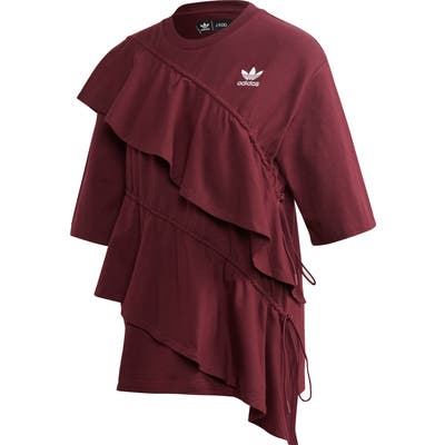 Adidas Originals T-Shirt, Burgundy