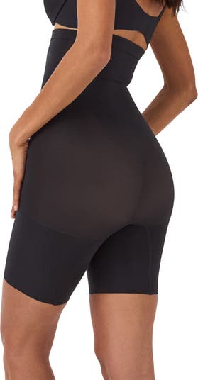 Spanx Higher Power Short High Waisted Shaper Size Large NEW Cafe
