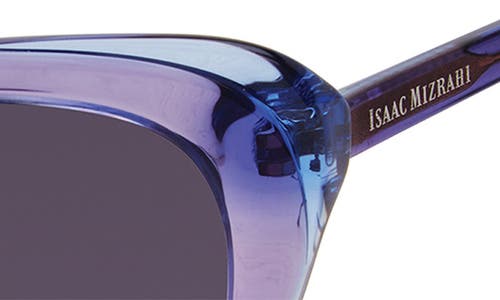 Isaac Mizrahi New York 54mm Cat Eye Sunglasses In Lavender
