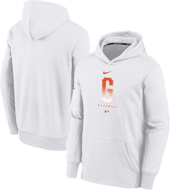 Youth Nike White San Francisco Giants City Connect Performance Pullover Hoodie