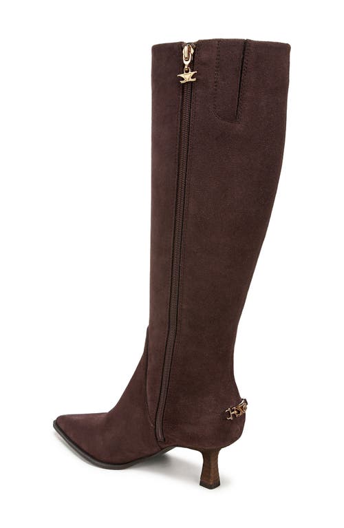 Shop Circus Ny By Sam Edelman Yulia Pointy Toe Knee High Boot In Dark Chocolate