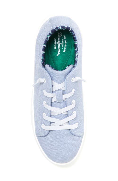 Dearfoams Mabel Woven Slip-on Sneaker In Eventide