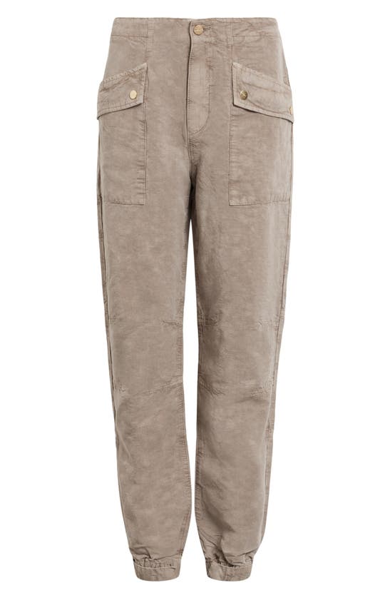 Shop Allsaints Val Cargo Pants In Taupe Brown