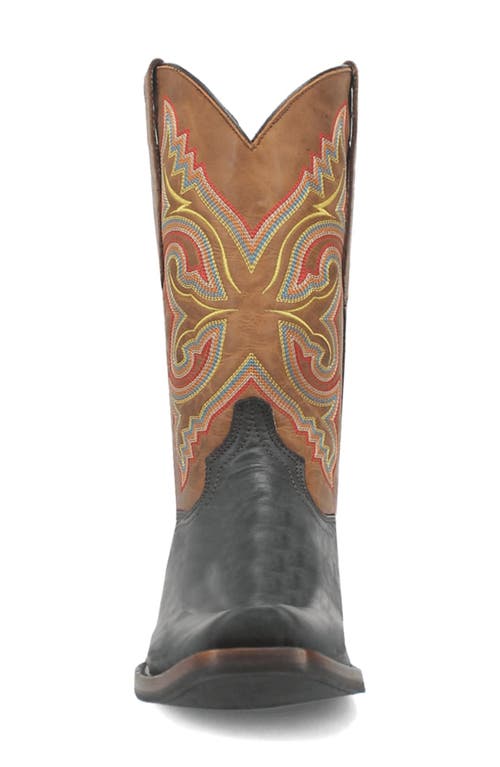 Dingo True Grit Cowboy Boot In Black