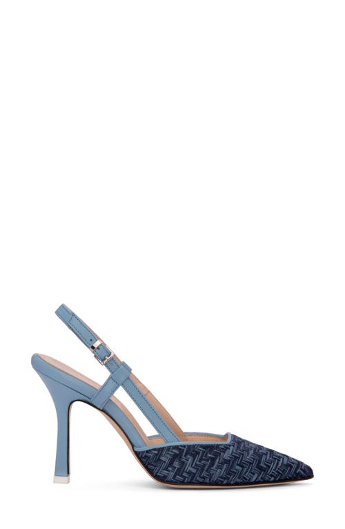 Shop Beautiisoles Mandy Pointed Toe Pump In Blue