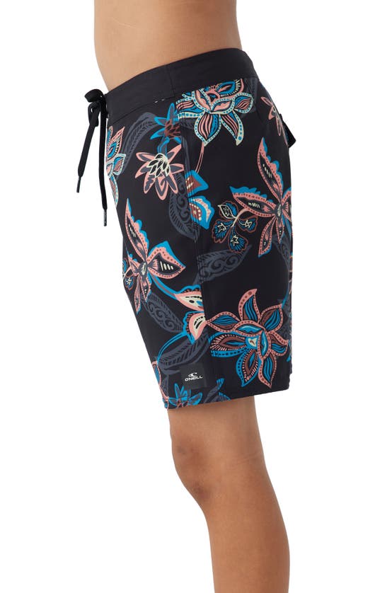 O'neill Kids' Hyperfreak Mysto Swim Trunks In Black
