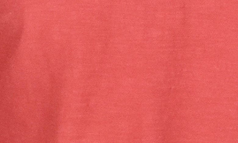 Vintage 1946 Cotton Slub Knit Polo In Cinebar