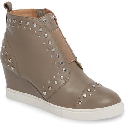 Linea Paolo Felicity Wedge Sneaker- Grey