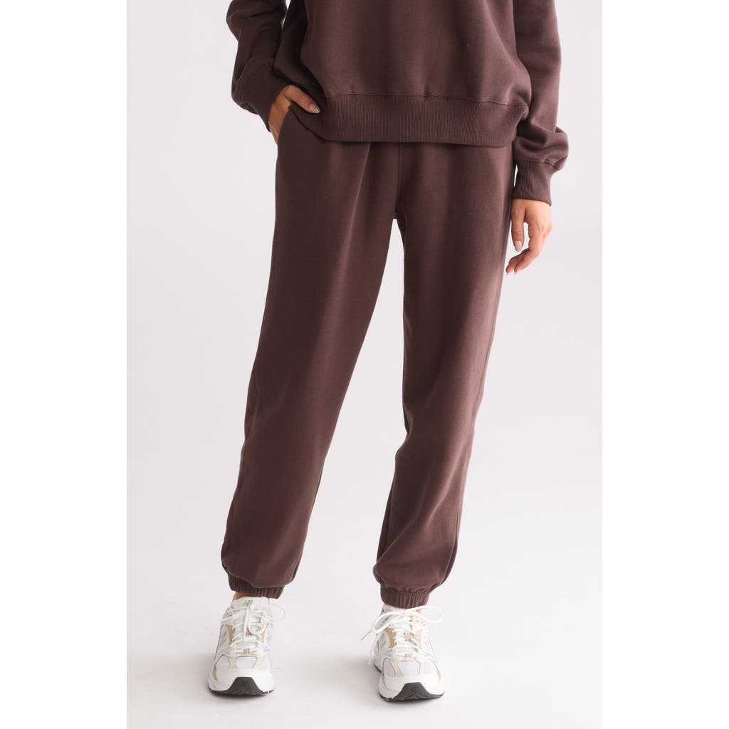 Abound Fleece Sweatpants In Brown Coffee