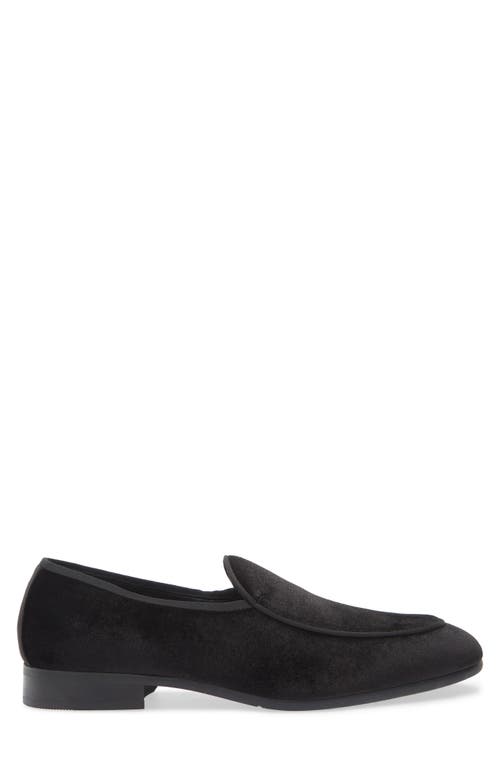 Shop Nordstrom Victor Velvet Loafer In Black Velvet