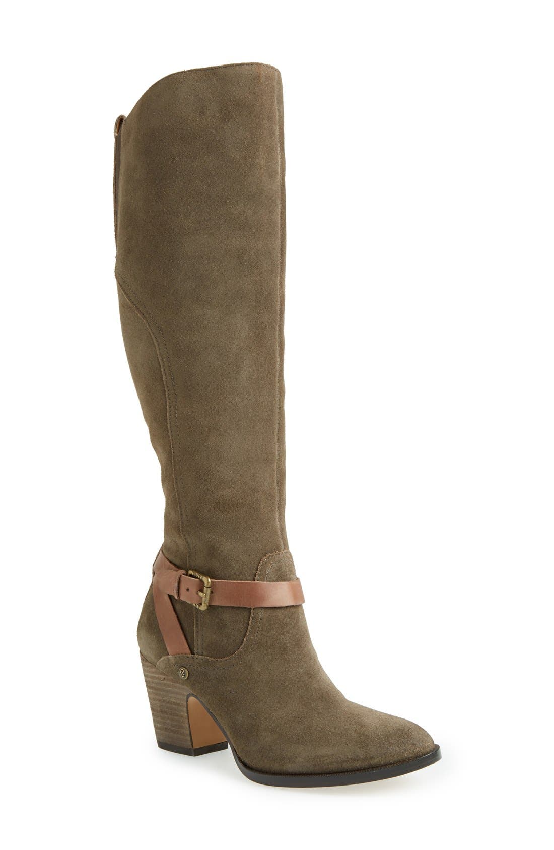 IVANKA TRUMP,
                                                'Tarrilyn' Knee High Suede Boot,
                                                Main thumbnail 4, color,
                                                210