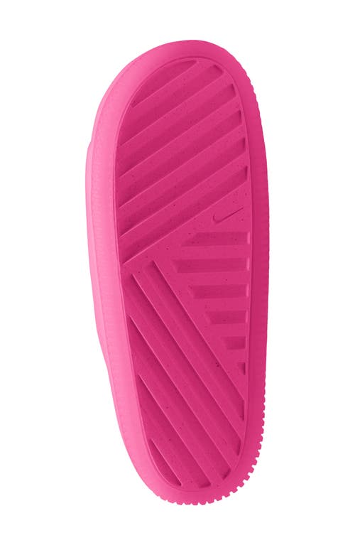 Shop Nike Calm Slide Sandal In Hyper Pink/hyper Pink