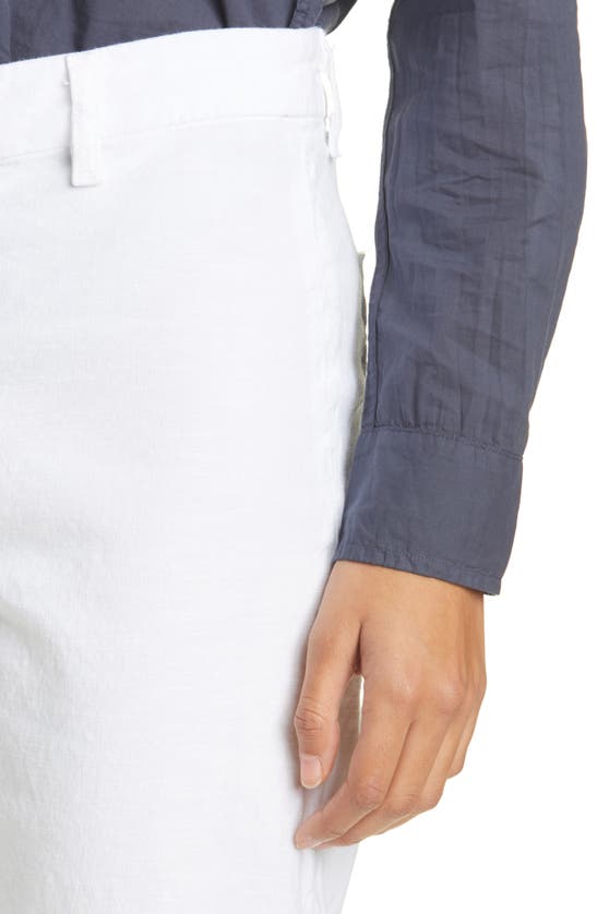Frank & Eileen The Italian Crop Pants In White