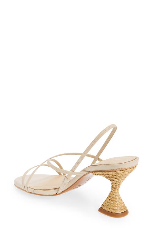 Shop Paloma Barceló Paloma Barcelo Bademia Slingback Sandal In Ivory