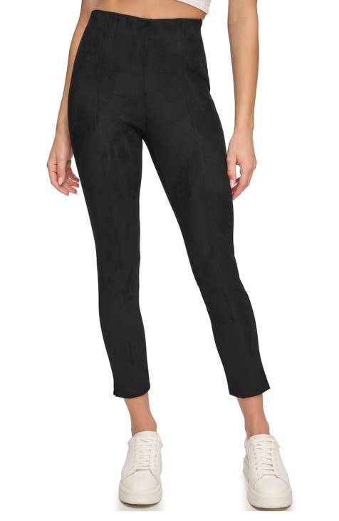 Marc New York Andrew Marc Sport High Rise 7/8 Leggings with Mixed