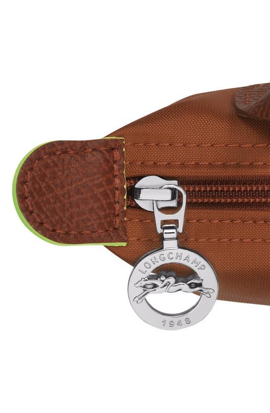 Longchamp Le Pliage Recycled Canvas Cosmetics Case In Cognac