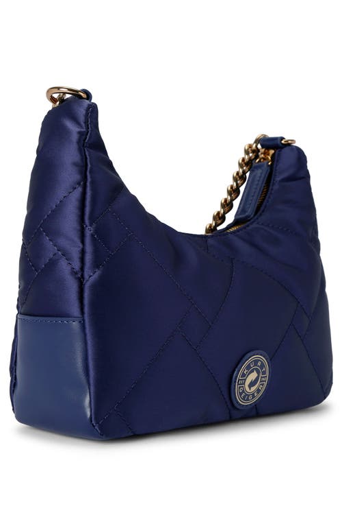 Shop Kurt Geiger London Quilted Crossbody Bag In Navy