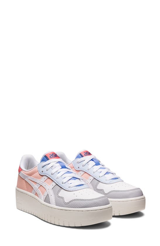 Asics Japan S Pf Platform Sneaker In White/ White