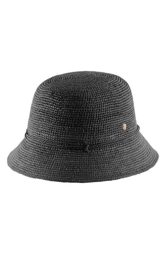 Helen Kaminski Prima 10 Raffia Hat In Charcoal