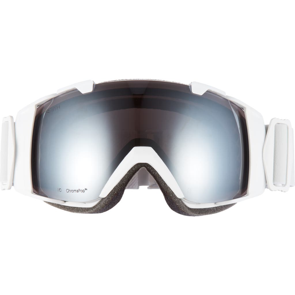 Smith Sport I/o 182mm Snow Goggles In White Vapor/sun Platinum