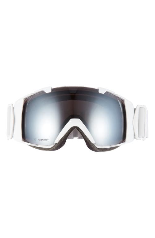 Smith Sport I/o 182mm Snow Goggles In White Vapor/sun Platinum