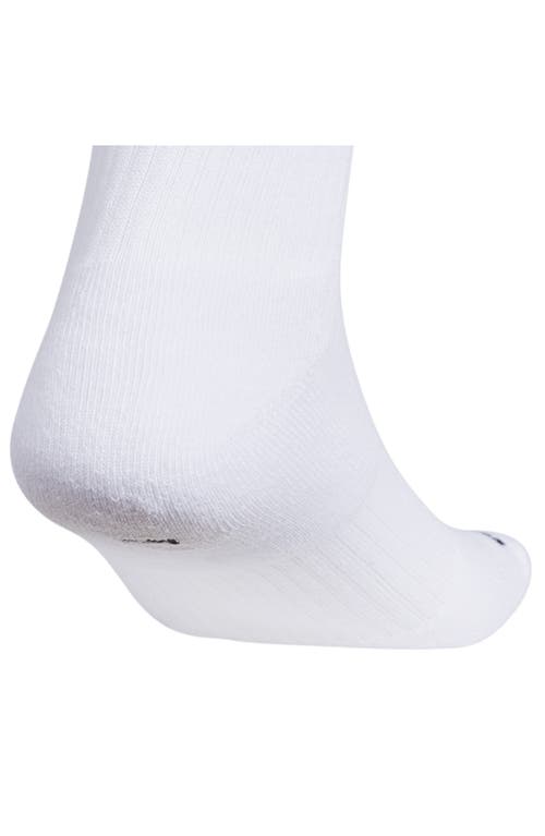 Shop Adidas Originals Adidas Assorted 3-pack Trefoil 2.0 Crew Socks In White/grey/black